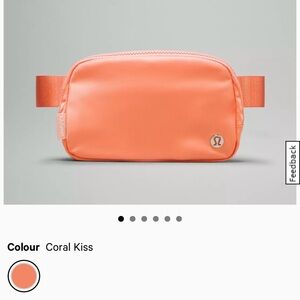 Lululemon Everywhere Belt Bag (1 L) in Coral Kiss